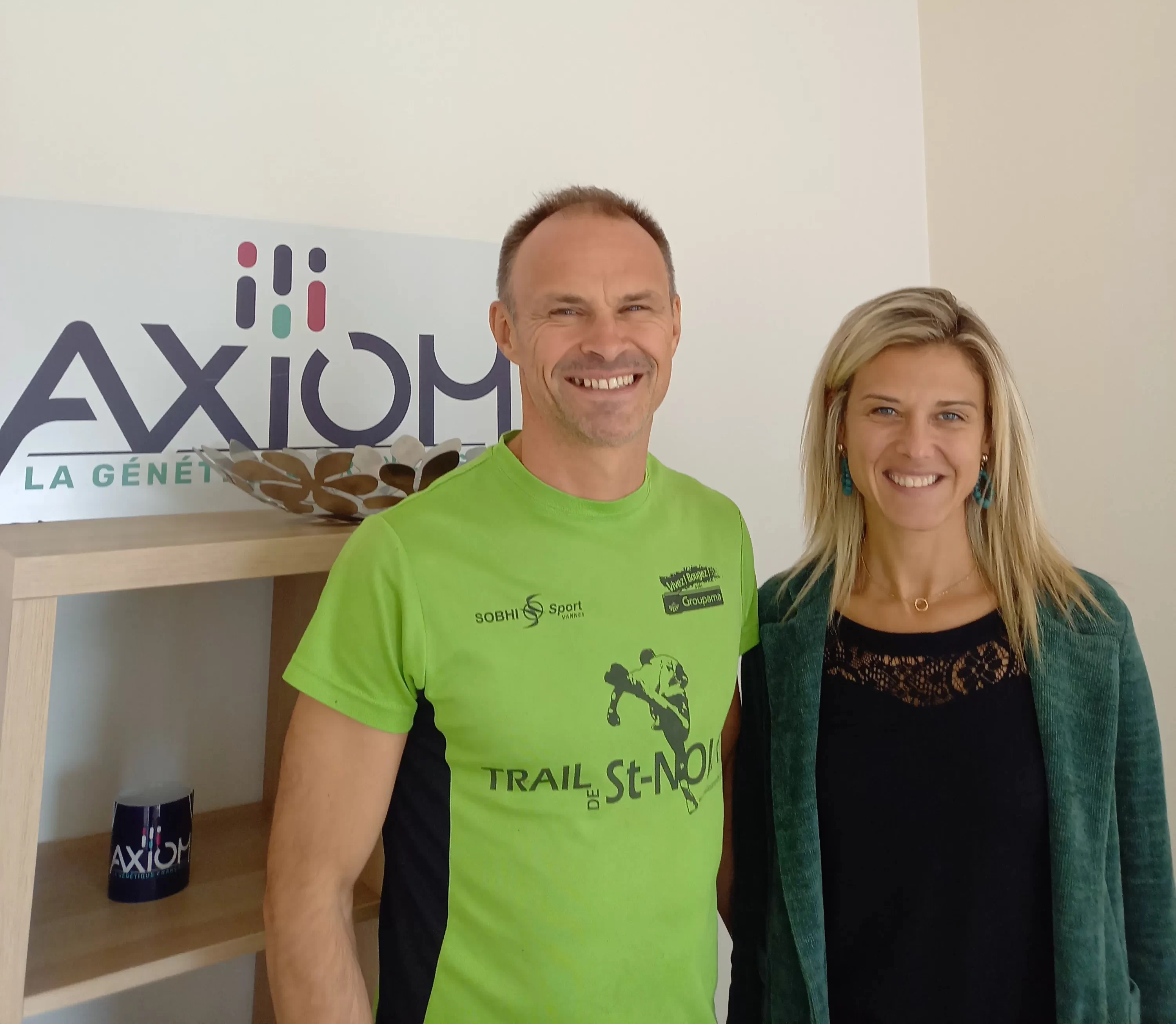 Vincent Guillo and his partner Vanessa Le Guen, manager of SARL de Kerbelay