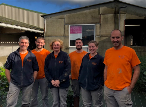 Toute l'équipe de l'EARL du Scy